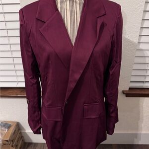 Elegant Purple Blazer